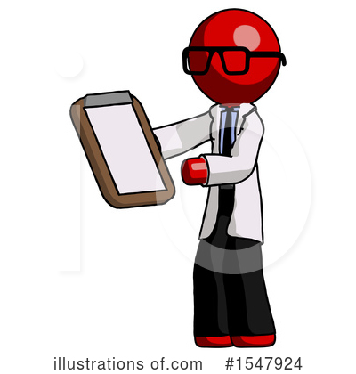 Royalty-Free (RF) Red Design Mascot Clipart Illustration by Leo Blanchette - Stock Sample #1547924