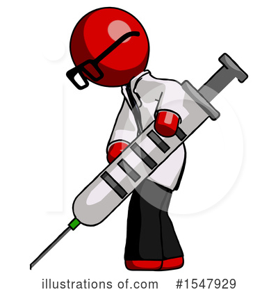Royalty-Free (RF) Red Design Mascot Clipart Illustration by Leo Blanchette - Stock Sample #1547929