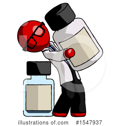 Royalty-Free (RF) Red Design Mascot Clipart Illustration by Leo Blanchette - Stock Sample #1547937