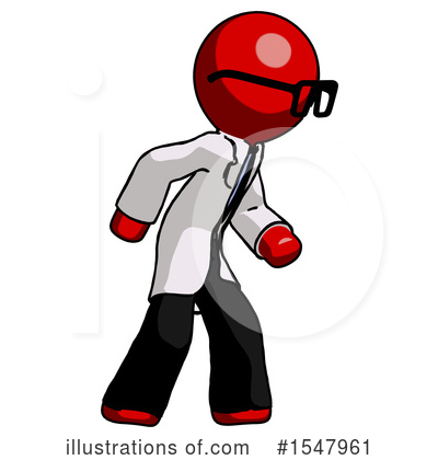 Royalty-Free (RF) Red Design Mascot Clipart Illustration by Leo Blanchette - Stock Sample #1547961