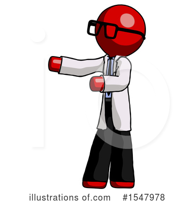 Royalty-Free (RF) Red Design Mascot Clipart Illustration by Leo Blanchette - Stock Sample #1547978