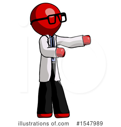 Royalty-Free (RF) Red Design Mascot Clipart Illustration by Leo Blanchette - Stock Sample #1547989