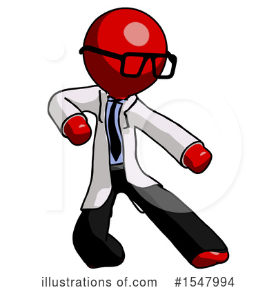 Royalty-Free (RF) Red Design Mascot Clipart Illustration by Leo Blanchette - Stock Sample #1547994