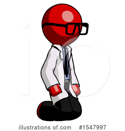 Royalty-Free (RF) Red Design Mascot Clipart Illustration by Leo Blanchette - Stock Sample #1547997