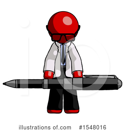 Royalty-Free (RF) Red Design Mascot Clipart Illustration by Leo Blanchette - Stock Sample #1548016