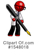 Red Design Mascot Clipart #1548018 by Leo Blanchette