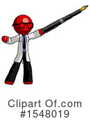 Red Design Mascot Clipart #1548019 by Leo Blanchette