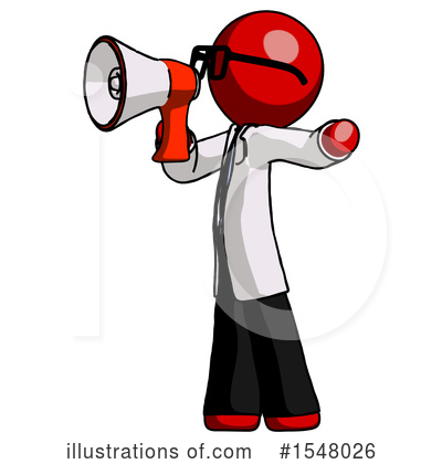 Royalty-Free (RF) Red Design Mascot Clipart Illustration by Leo Blanchette - Stock Sample #1548026
