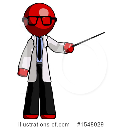 Royalty-Free (RF) Red Design Mascot Clipart Illustration by Leo Blanchette - Stock Sample #1548029