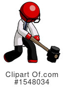 Red Design Mascot Clipart #1548034 by Leo Blanchette