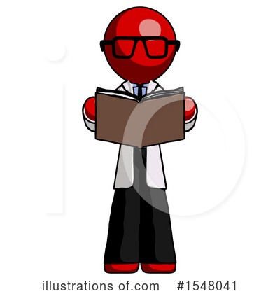 Royalty-Free (RF) Red Design Mascot Clipart Illustration by Leo Blanchette - Stock Sample #1548041