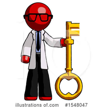 Royalty-Free (RF) Red Design Mascot Clipart Illustration by Leo Blanchette - Stock Sample #1548047