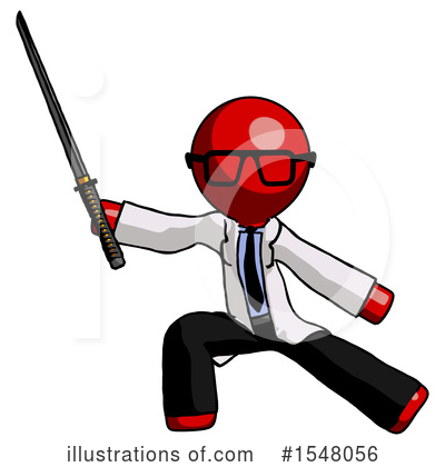 Royalty-Free (RF) Red Design Mascot Clipart Illustration by Leo Blanchette - Stock Sample #1548056
