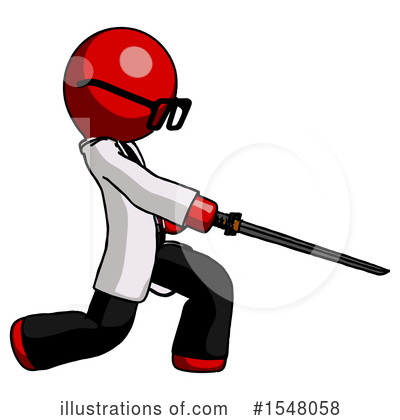 Royalty-Free (RF) Red Design Mascot Clipart Illustration by Leo Blanchette - Stock Sample #1548058