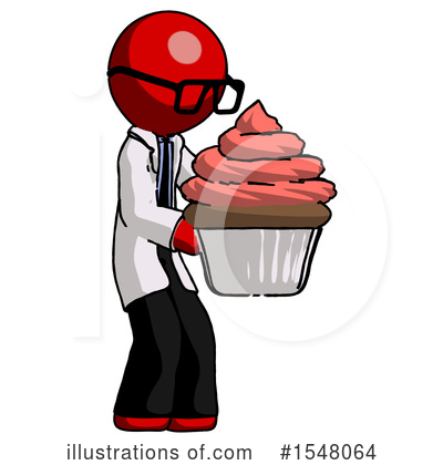 Royalty-Free (RF) Red Design Mascot Clipart Illustration by Leo Blanchette - Stock Sample #1548064
