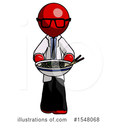 Royalty-Free (RF) Red Design Mascot Clipart Illustration by Leo Blanchette - Stock Sample #1548068