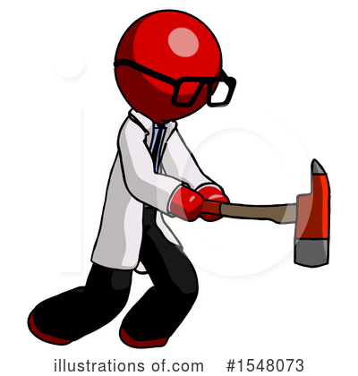 Royalty-Free (RF) Red Design Mascot Clipart Illustration by Leo Blanchette - Stock Sample #1548073