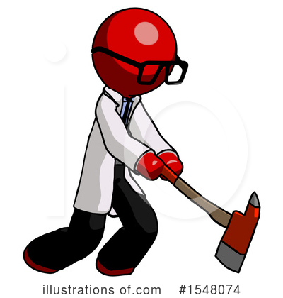 Royalty-Free (RF) Red Design Mascot Clipart Illustration by Leo Blanchette - Stock Sample #1548074