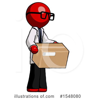 Royalty-Free (RF) Red Design Mascot Clipart Illustration by Leo Blanchette - Stock Sample #1548080