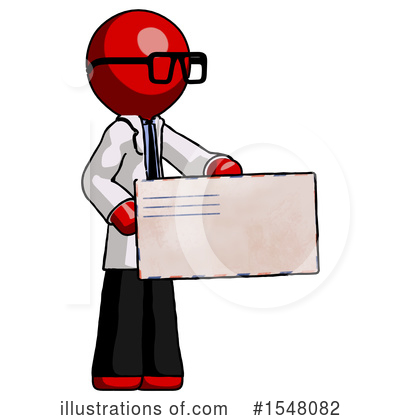 Royalty-Free (RF) Red Design Mascot Clipart Illustration by Leo Blanchette - Stock Sample #1548082