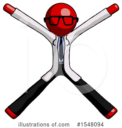 Royalty-Free (RF) Red Design Mascot Clipart Illustration by Leo Blanchette - Stock Sample #1548094