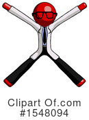 Red Design Mascot Clipart #1548094 by Leo Blanchette