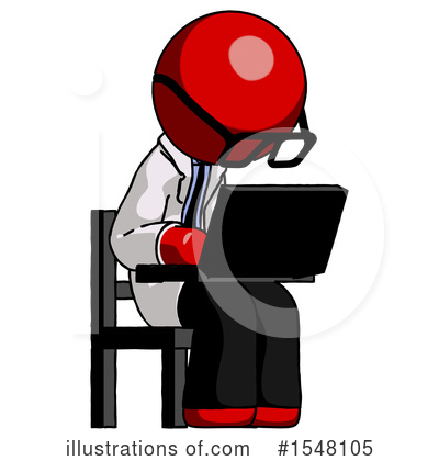 Royalty-Free (RF) Red Design Mascot Clipart Illustration by Leo Blanchette - Stock Sample #1548105