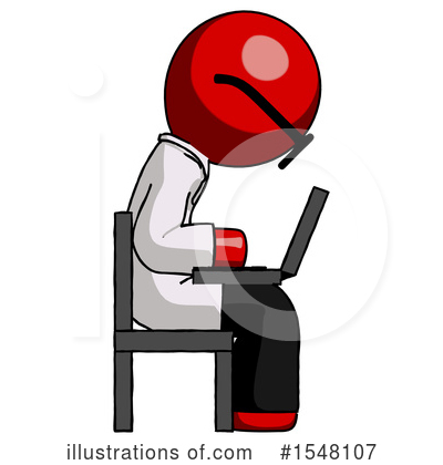 Royalty-Free (RF) Red Design Mascot Clipart Illustration by Leo Blanchette - Stock Sample #1548107