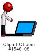 Red Design Mascot Clipart #1548108 by Leo Blanchette