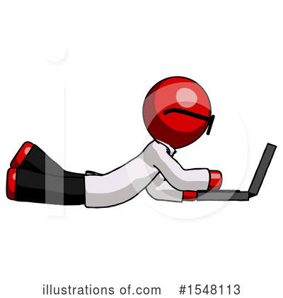 Royalty-Free (RF) Red Design Mascot Clipart Illustration by Leo Blanchette - Stock Sample #1548113