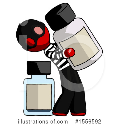 Royalty-Free (RF) Red Design Mascot Clipart Illustration by Leo Blanchette - Stock Sample #1556592