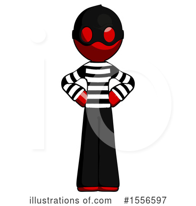 Royalty-Free (RF) Red Design Mascot Clipart Illustration by Leo Blanchette - Stock Sample #1556597