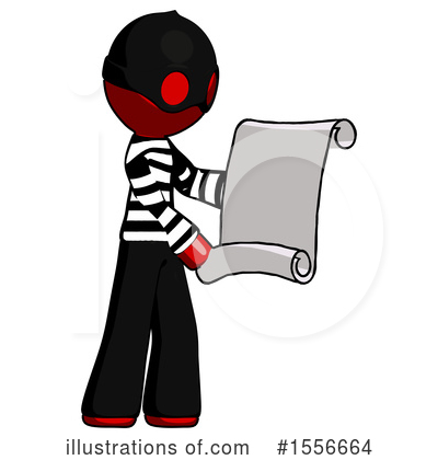 Royalty-Free (RF) Red Design Mascot Clipart Illustration by Leo Blanchette - Stock Sample #1556664