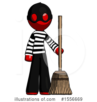 Royalty-Free (RF) Red Design Mascot Clipart Illustration by Leo Blanchette - Stock Sample #1556669