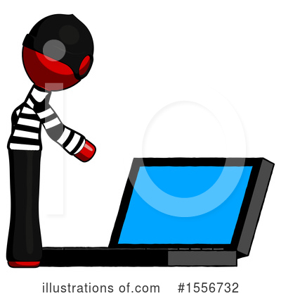 Royalty-Free (RF) Red Design Mascot Clipart Illustration by Leo Blanchette - Stock Sample #1556732