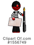 Red Design Mascot Clipart #1556749 by Leo Blanchette
