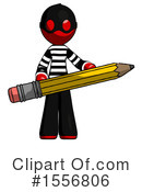 Red Design Mascot Clipart #1556806 by Leo Blanchette