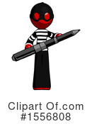 Red Design Mascot Clipart #1556808 by Leo Blanchette