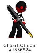 Red Design Mascot Clipart #1556824 by Leo Blanchette