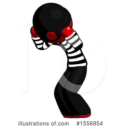 Royalty-Free (RF) Red Design Mascot Clipart Illustration by Leo Blanchette - Stock Sample #1556854
