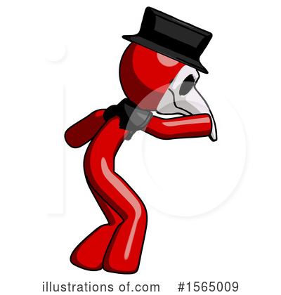 Royalty-Free (RF) Red Design Mascot Clipart Illustration by Leo Blanchette - Stock Sample #1565009