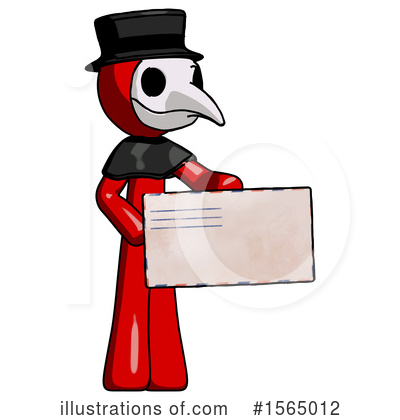 Royalty-Free (RF) Red Design Mascot Clipart Illustration by Leo Blanchette - Stock Sample #1565012