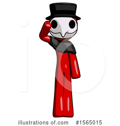 Royalty-Free (RF) Red Design Mascot Clipart Illustration by Leo Blanchette - Stock Sample #1565015