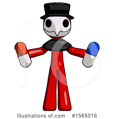 Royalty-Free (RF) Red Design Mascot Clipart Illustration by Leo Blanchette - Stock Sample #1565016