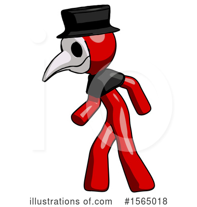 Royalty-Free (RF) Red Design Mascot Clipart Illustration by Leo Blanchette - Stock Sample #1565018