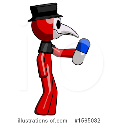Royalty-Free (RF) Red Design Mascot Clipart Illustration by Leo Blanchette - Stock Sample #1565032