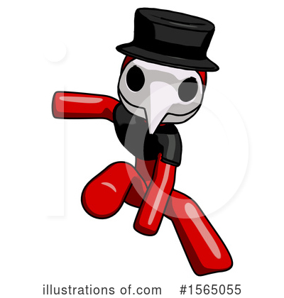 Royalty-Free (RF) Red Design Mascot Clipart Illustration by Leo Blanchette - Stock Sample #1565055