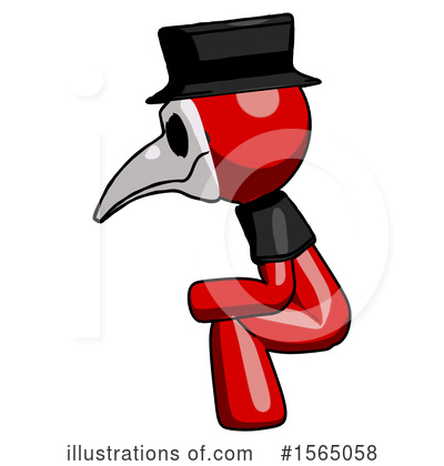 Royalty-Free (RF) Red Design Mascot Clipart Illustration by Leo Blanchette - Stock Sample #1565058
