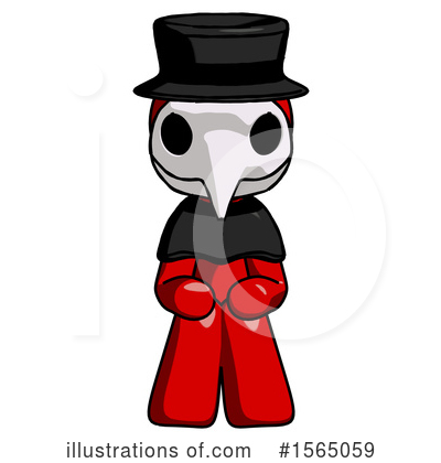 Royalty-Free (RF) Red Design Mascot Clipart Illustration by Leo Blanchette - Stock Sample #1565059