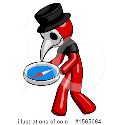 Royalty-Free (RF) Red Design Mascot Clipart Illustration by Leo Blanchette - Stock Sample #1565064